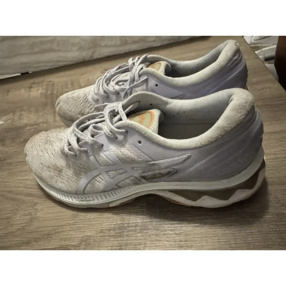 ASICS GEL-Nimbus 23 Men’s Running Shoes White Gray Orange Size 11 1012A649